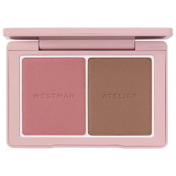 NIB ✅Westman Atelier PETAL BISCUIT Baby Cheeks + Face Trace Sculpting Powder DUO - Picture 1 of 16